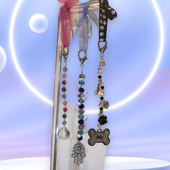 🌸Car Charm Rearview Mirror - Picture 4 of 8